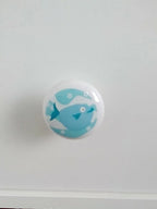 Pomo infantil de cerámica pintado a mano – para cómoda, armario y cajones de niños – Ø 38 mm