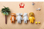 Pomo infantil de cerámica con forma de animal para cómoda y armario – panda, león, koala, zorro u oso