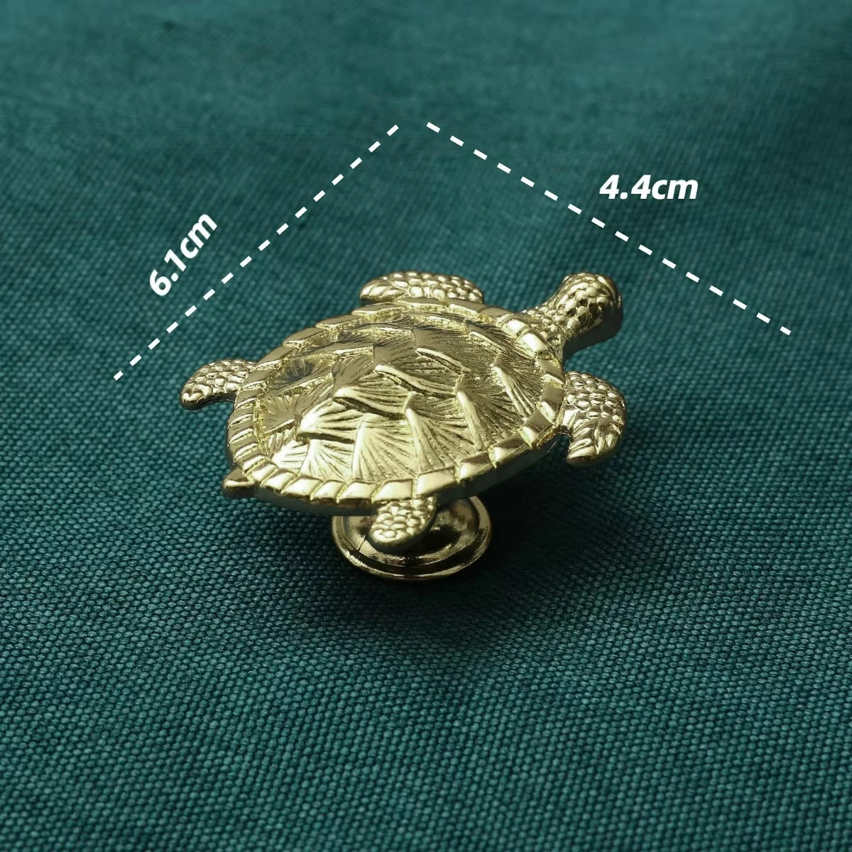 Pomo dorado decorativo con forma de animal o planta – para cajones y armarios – 25 diseños – zamak