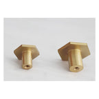 Pomo dorado de latón macizo para muebles y cajones – estilo nórdico – 22 formas