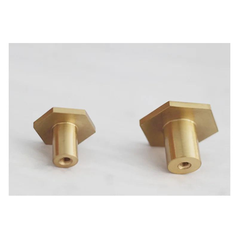 Pomo dorado de latón macizo para muebles y cajones – estilo nórdico – 22 formas