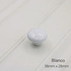 Pomo infantil de cerámica de colores para cómoda, armario y cajones – Ø 32 o 38 mm