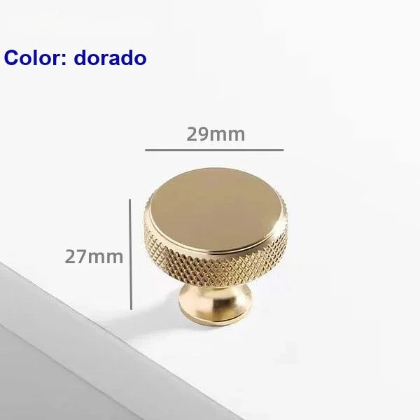 Pomo minimalista para cocina, cajones y armarios – negro, plata o dorado – aluminio – 6 diseños