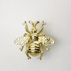 Pomo abeja de metal macizo para muebles, cómoda y cajones – 7 acabados – 59 × 56 mm