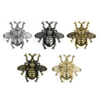 Pomo abeja de metal macizo para muebles, cómoda y cajones – 7 acabados – 59 × 56 mm