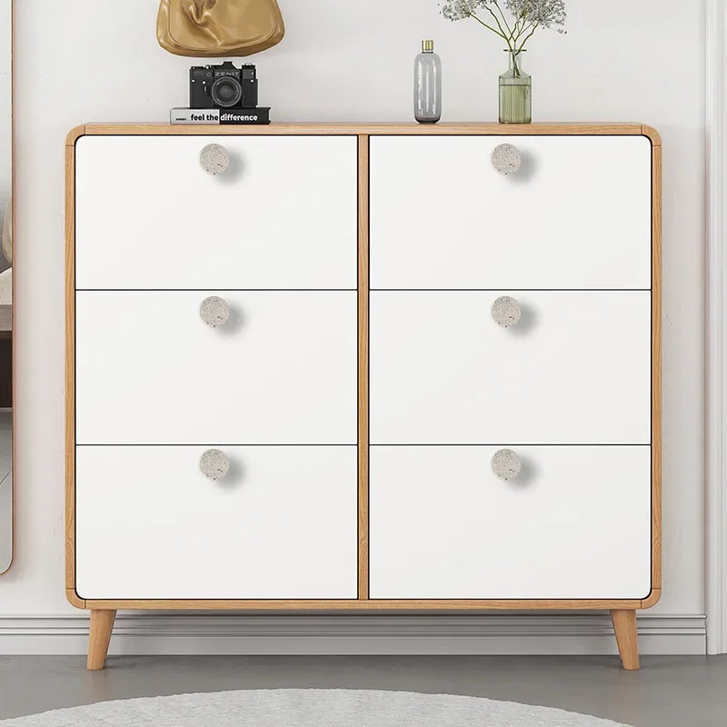 Pomo cilíndrico de piedra artificial para muebles y cajones – terrazo, mármol o granito – Ø 36 mm
