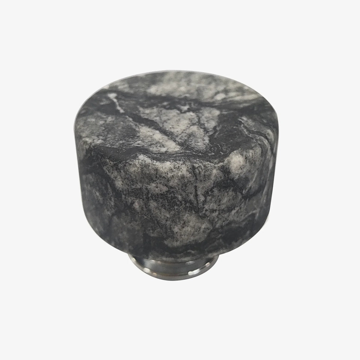 Pomo cilíndrico de piedra artificial para muebles y cajones – terrazo, mármol o granito – Ø 36 mm