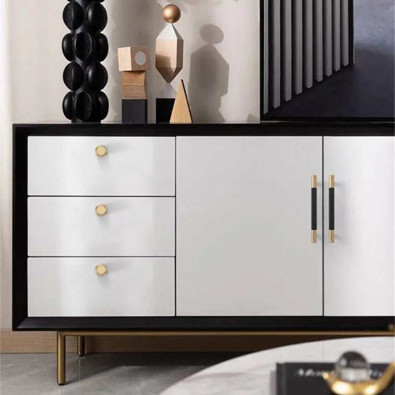 Tirador de cocina moleteado dorado y negro – aluminio – para muebles y armarios – pomo, 96, 128 o 256 mm