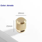 Pomo minimalista para cocina, cajones y armarios – negro, plata o dorado – aluminio – 6 diseños