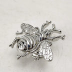 Pomo abeja de metal macizo para muebles, cómoda y cajones – 7 acabados – 59 × 56 mm