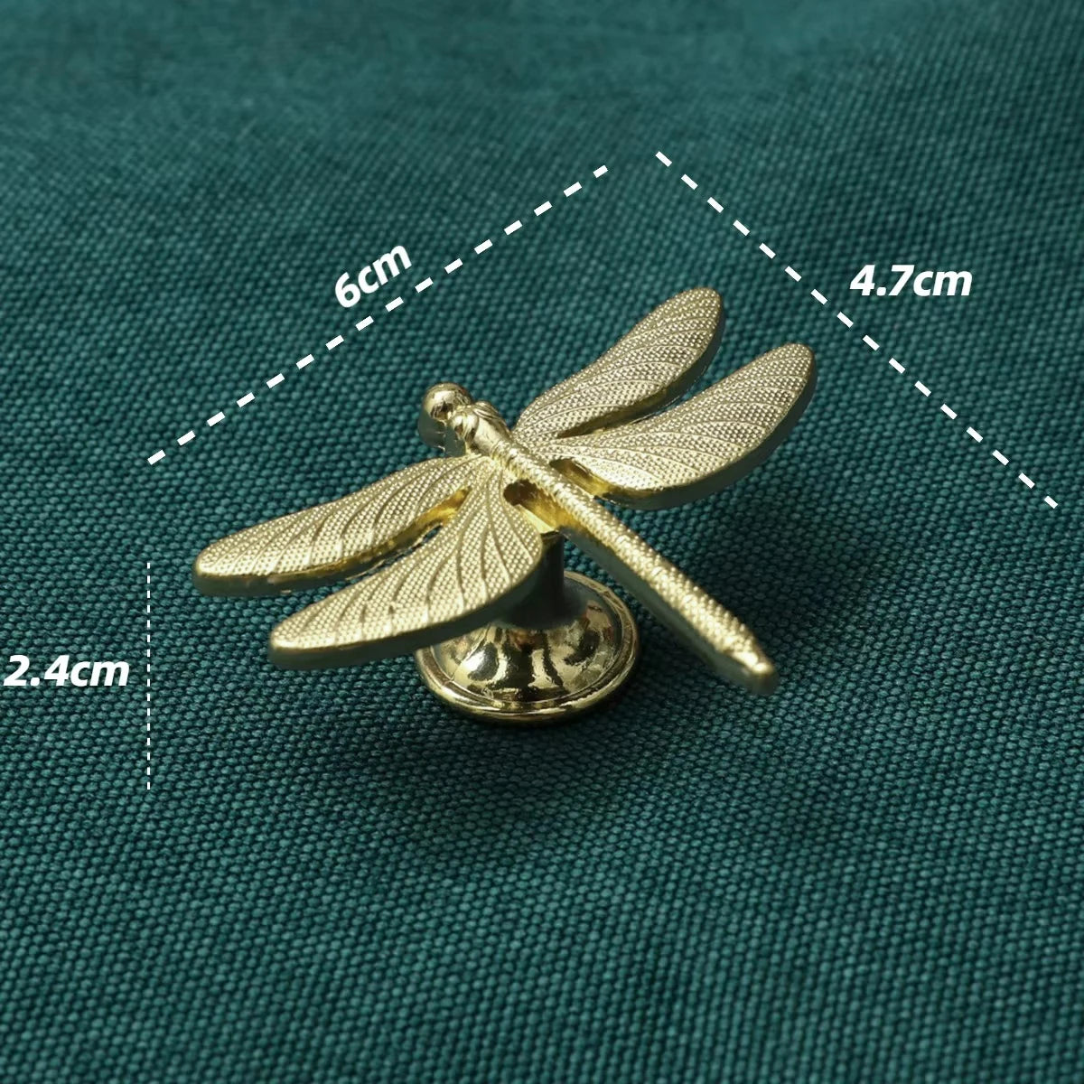 Pomo dorado decorativo con forma de animal o planta – para cajones y armarios – 25 diseños – zamak