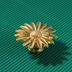 Pomo dorado decorativo con forma de animal o planta – para cajones y armarios – 25 diseños – zamak