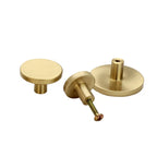 Pomo dorado de latón macizo para muebles y cajones – estilo nórdico – 22 formas