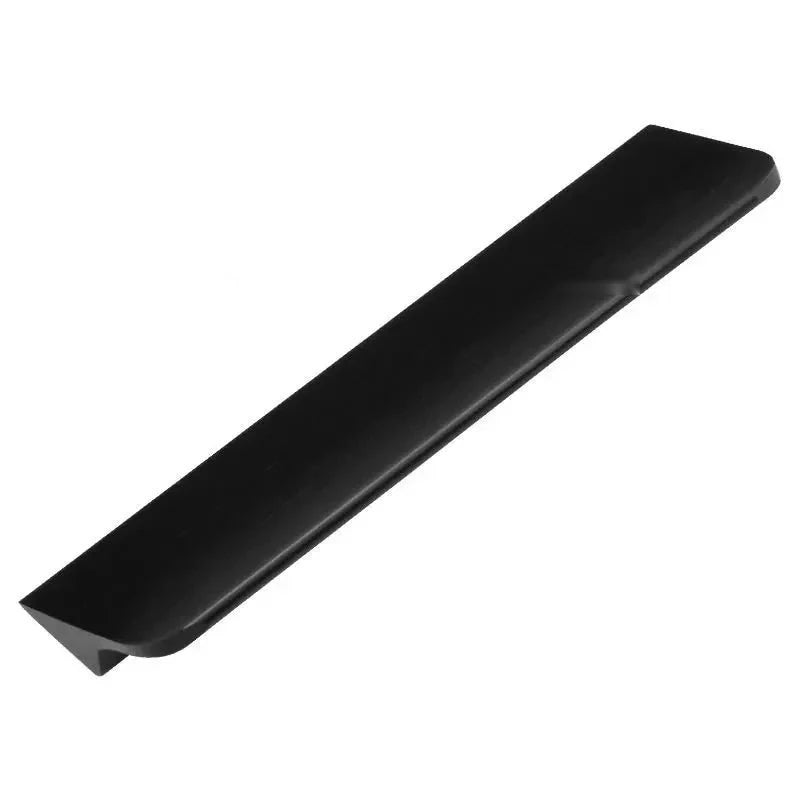 Tirador uñero oculto de canto para cocina y armario – aluminio negro, plata o dorado – 64 a 192 mm