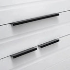 Tirador perfil de canto para puertas de cocina y armario – aluminio negro, plata o dorado – 80 a 500 mm